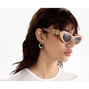 NEW LOEWE LW40156U 72E WOMEN SUNGLASSES NUDE CAT EYELOEWE EYEWEAR